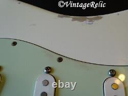 Aged RELIC nitro STRAT Stratocaster loaded body BARE KNUCKLE Apache Fender trem