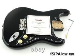 American Performer Fender HSS Stratocaster Strat LOADED BODY, USA Black