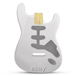 Arctic White Fender Stratocaster Compatible Guitar Body 2 Piece Alder