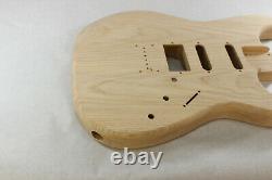 Ash HSS Hardtail guitar body fits Fender Strat Stratocaster necks J597