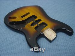Blemish! Fender Squier Strat Stratocaster Brown Sunburst Body Electric Guitar