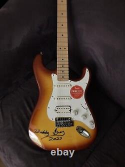 Buddy Guy Signed Autographed New Fender Squier Stratocaster Electric Guitar Coa