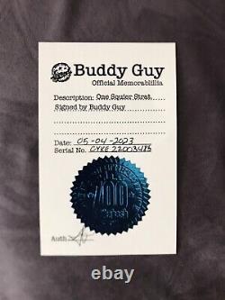 Buddy Guy Signed Autographed New Fender Squier Stratocaster Electric Guitar Coa