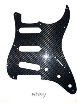 CARBON FIBER guitar Pickguard 11-hole fits Fender Stratocaster