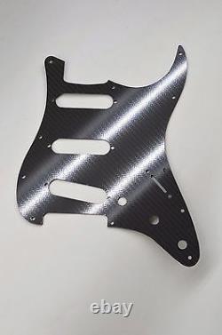 CARBON FIBER guitar Pickguard 11-hole fits Fender Stratocaster