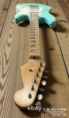 CM Custom 1950's Stratocaster Surf Green Heavy Relic ala Journeyman, Danocaster