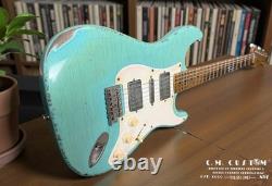 CM Custom 1950's Stratocaster Surf Green Heavy Relic ala Journeyman, Danocaster
