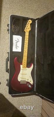 Candy apple red fender stratocaster