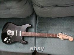 Cashified Fender Squier Black HSS Stratocaster