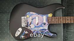 Cashified Fender Squier Stratocaster withVan Gogh Starry Night Pickguard