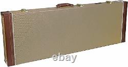 Crossrock Vintage Vibe Case for Fender Telecaster & Stratocaster Electric Guitar