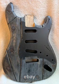 Custom Carved Barn Caster Stratocaster Guitar Project Body US Fender Specs Strat