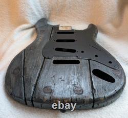 Custom Carved Barn Caster Stratocaster Guitar Project Body US Fender Specs Strat