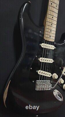 Custom Fender Vintera Road Worn LE Stratocaster Gilmour Inspired Black Strat
