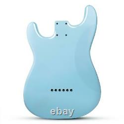 Daphne Blue Fender Hardtail Stratocaster Compatible Guitar Body Alder