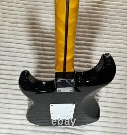 David Gilmour Black Stratocaster Custom Built Replica with Hard Shell Case