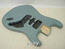 Defect! Fender Squier Strat Hardtail Stratocaster Sonic Grey Electric Guitar Ht