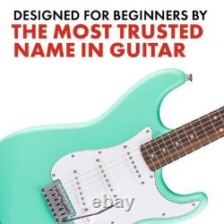 Electric Guitar Stratocaster Beginner Squier Debut Series Sea Foam Green Fender Electric Guitar Stratocaster Beginner Squier Debut Series Sea Foam Green Fender