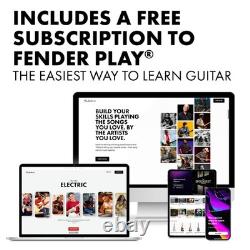 Electric Guitar Stratocaster HSS Beginner Squier Fender Dakota Red Debut Series