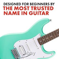 Electric Guitar Stratocaster HSS Squier Debut Series Sea Foam Green Fender