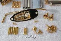 FENDER Stratocaster GOLD 2 1/16 Body Hardware Set for Strat Guitar NEW 005-9561