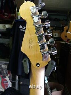 FENDER stratocaster SQUIER BULLET BUNDLE- BEST ON EBAY-1 small oopsie on front