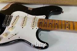 Fender 1957 Stratocaster Heavy Relic Modern Specs Black Custom Shop 7.5 lbs RARE