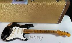 Fender 1957 Stratocaster Heavy Relic Modern Specs Black Custom Shop 7.5 lbs RARE