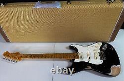 Fender 1957 Stratocaster Heavy Relic Modern Specs Black Custom Shop 7.5 lbs RARE