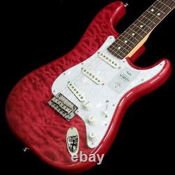 Fender 2024 Collection Made in Japan Hybrid II Stratocaster Quilt Red