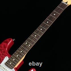 Fender 2024 Collection Made in Japan Hybrid II Stratocaster Quilt Red