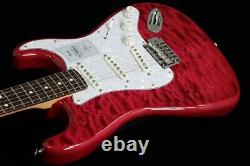 Fender 2024 Collection Made in Japan Hybrid II Stratocaster Quilt Red