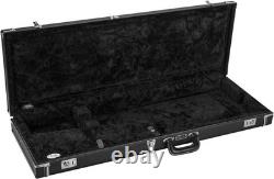 Fender 996106306 Classic Series Wood Case, Stratocaster/Telecaster, Black