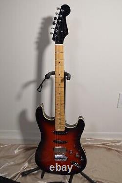 Fender Aerodyne Hot Rod Burst Stratocaster Demo Guitar