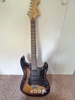 Fender Affinity Series Stratocaster Elect Guitar, With Pedal & New Strings