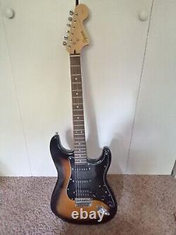 Fender Affinity Series Stratocaster Elect Guitar, With Pedal & New Strings