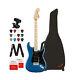 Fender Affinity Series Stratocaster Electric Guitar Blue With Gig Bag Bundle