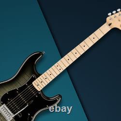 Fender Affinity Series Stratocaster FMT HSS Electric Guitar Black Bundle