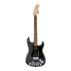 Fender Affinity Stratocaster HH Electric Guitar Charcoal Frost Metallic Grade A