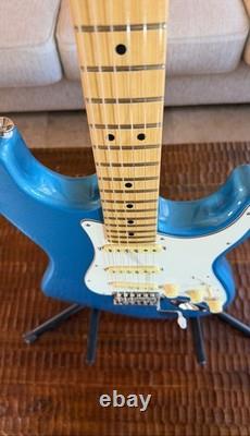 Fender American Performer Strat Guitar Faded Lake Placid Blue 2022 Gloss