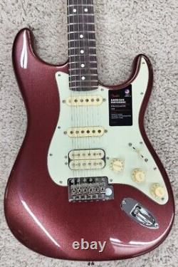 Fender American Performer Stratocaster Guitar, HSS Aubergine withBag 7lbs 9.34oz