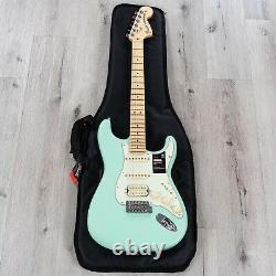 Fender American Performer Stratocaster HSS Guitar, Maple, Satin Surf Green