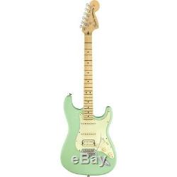 Fender American Performer Stratocaster, HSS, Maple Fingerboard, Satin Surf Green