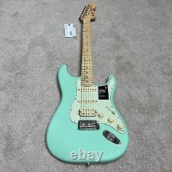 Fender American Performer Stratocaster HSS Maple Satin Surf Green Guitar NEW OB