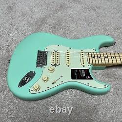 Fender American Performer Stratocaster HSS Maple Satin Surf Green Guitar NEW OB