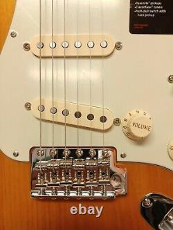 Fender American Performer Stratocaster Honey Burst Guitar with Bag, COA, Tag New