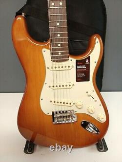 Fender American Performer Stratocaster Honey Burst Guitar with Bag, COA, Tag New