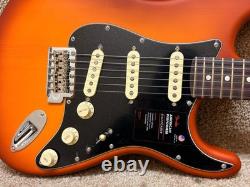 Fender American Performer Timber Stratocaster Honey Burst with Gig Bag