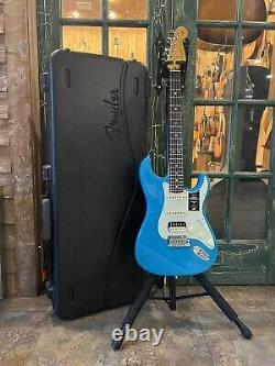 Fender American Pro 2 Stratocaster Strat Electric Guitar HSS Miami Blue w Case