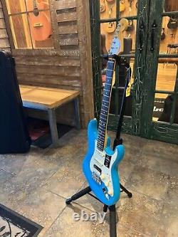 Fender American Pro 2 Stratocaster Strat Electric Guitar HSS Miami Blue w Case